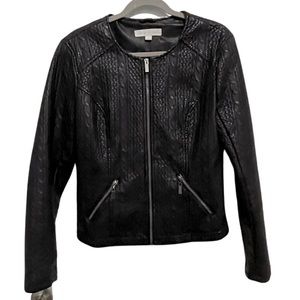 New York & Company Black Moto Jacket